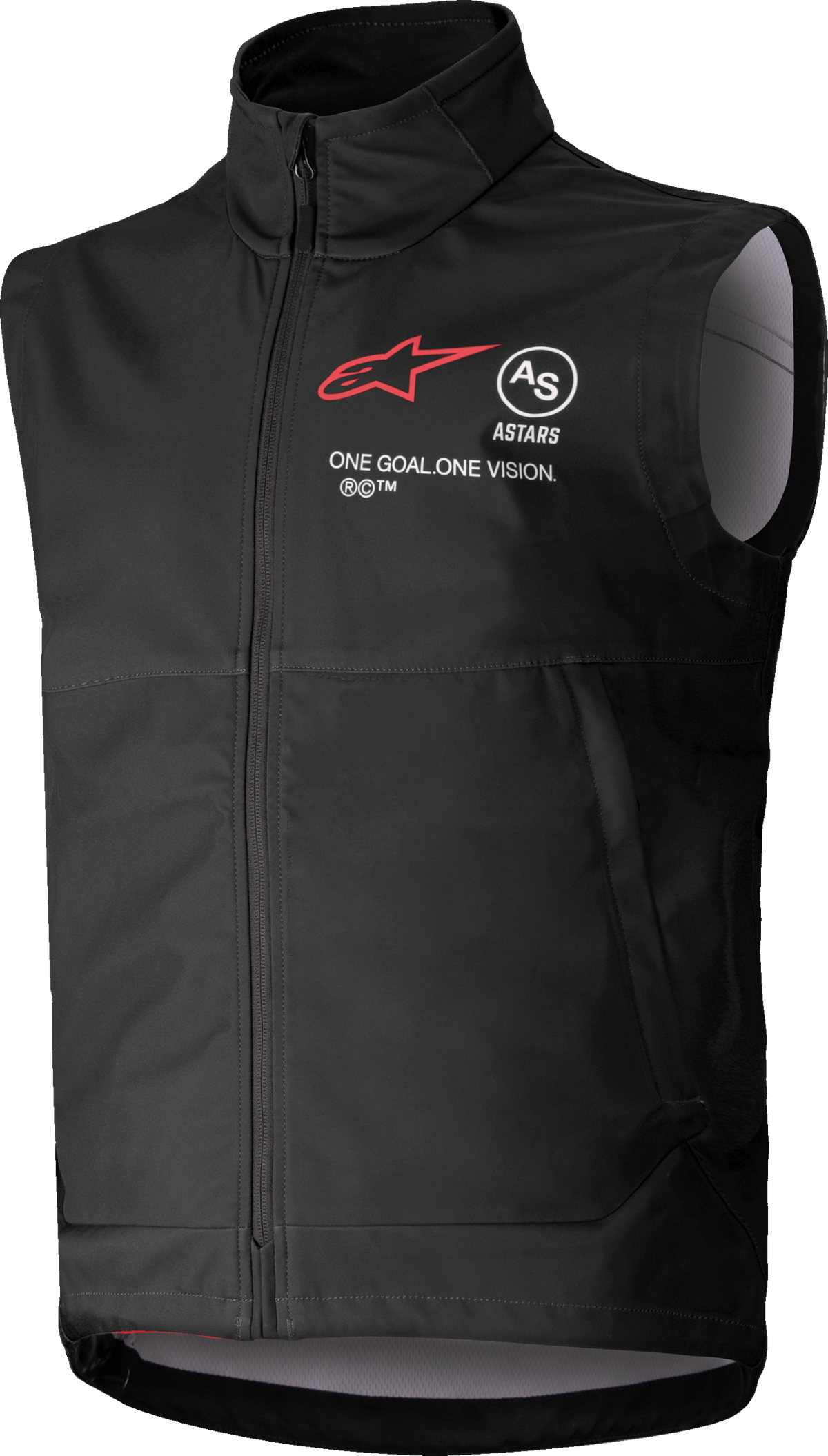 Youth Techstar Softshell Vest Black Md - 482-00059M - alpine star