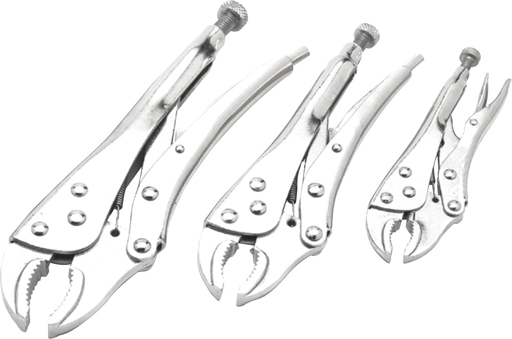 3 Pc Locking Plier Set - 117-1027 - Performance Tool