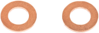 M8x15mm Copper Compression Washer 50/Pk - 020-181550 - BOLT