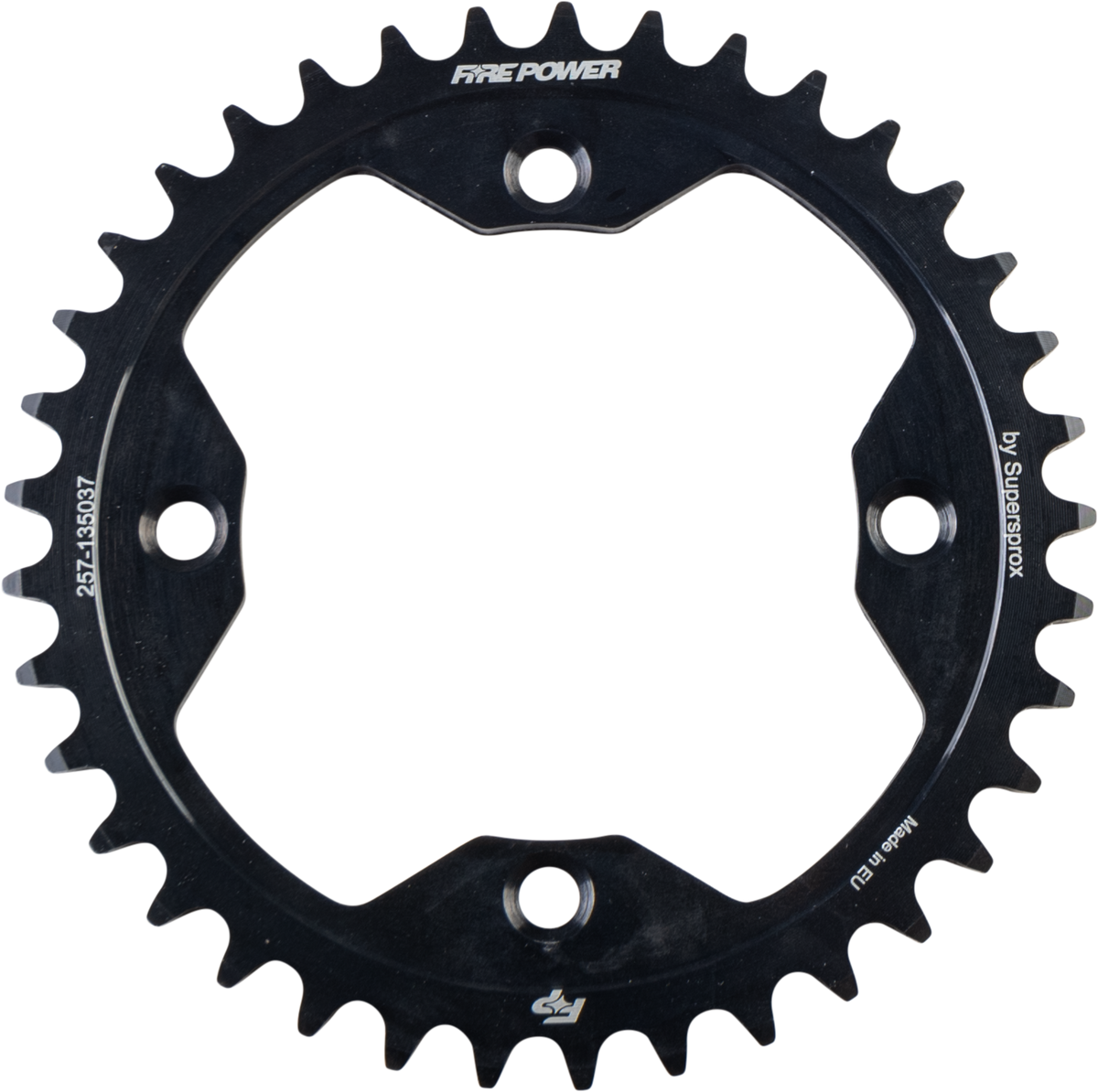 Rear Sprocket Steel 37t Blk - 257-135037 - Fire Power
