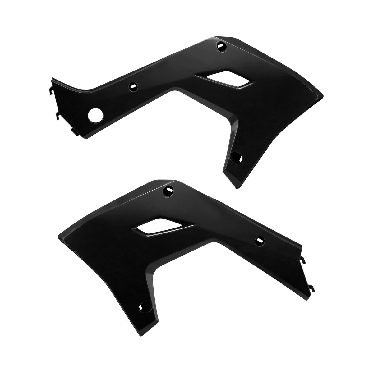 Radiator Scoops Restyling Black - 64-85068 - Polisport Plastics
