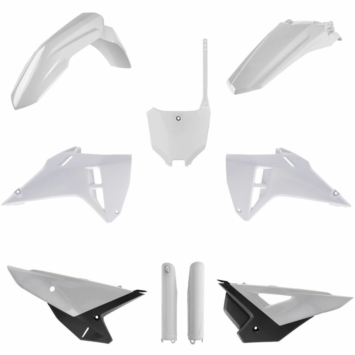 Plastic Kit Hon Crf White - 64-91599 - Polisport Plastics