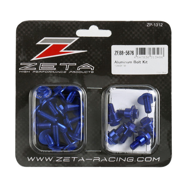 Aluminum Bolt Kit Blue - 634-8349B - ZETA