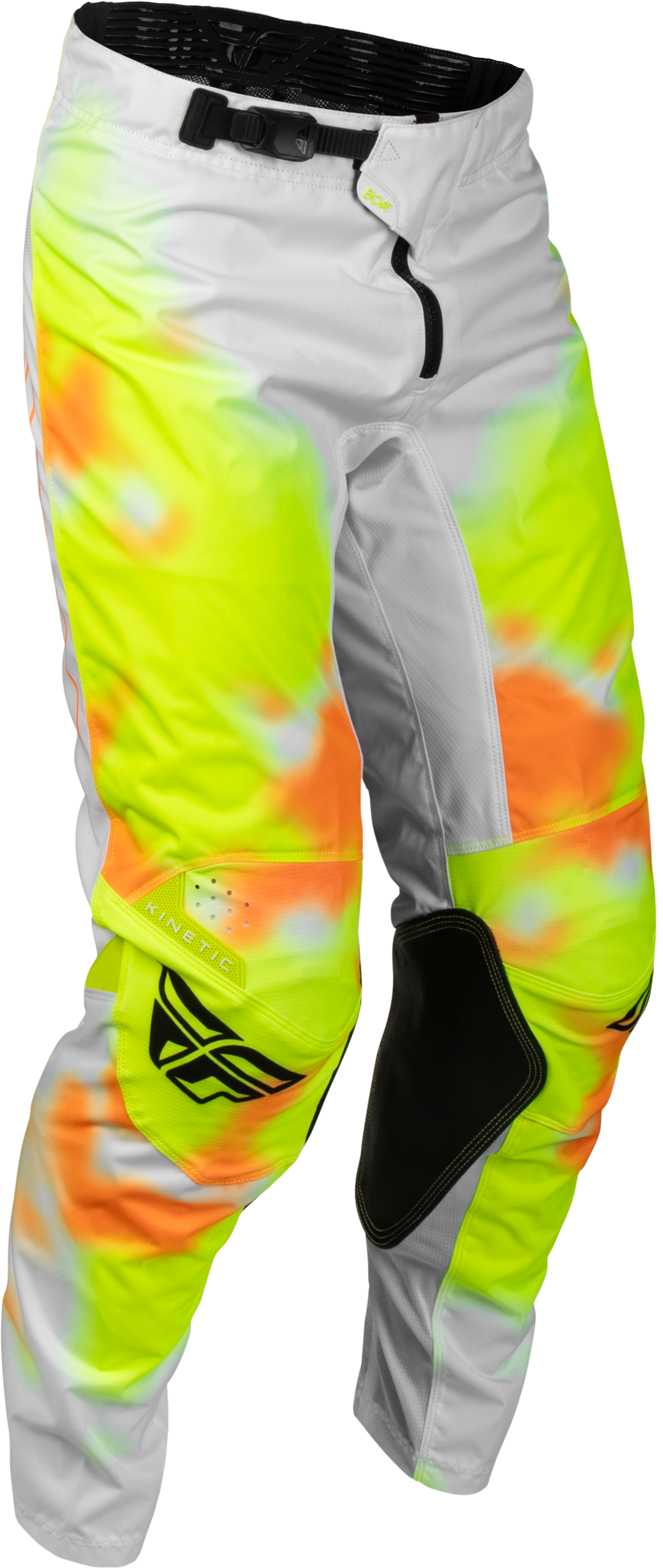 Kinetic Blur Pants White/Hi-Vis/Orange Sz 28 - 380-43328 - Fly Racing