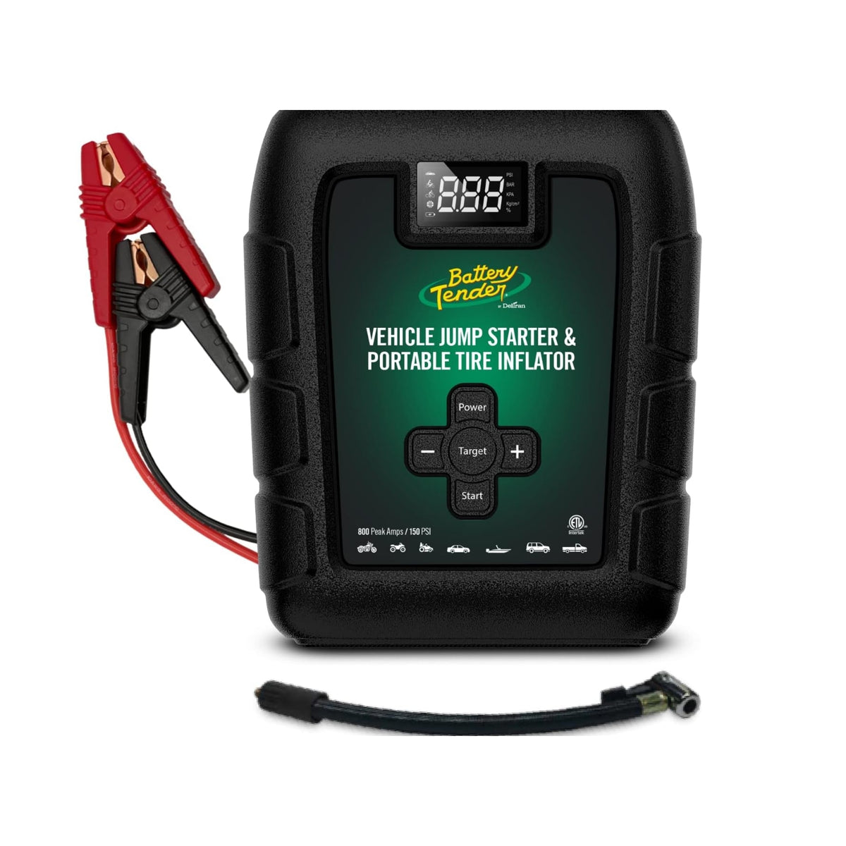 800a 12v Lithium Jump Starter & Tire Inflator - 56-1328 - Battery Tender