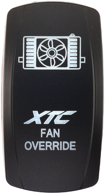 Dash Switch Rocker Face Xtc Fan Override - 630-1078 - XTC POWER PRODUCTS