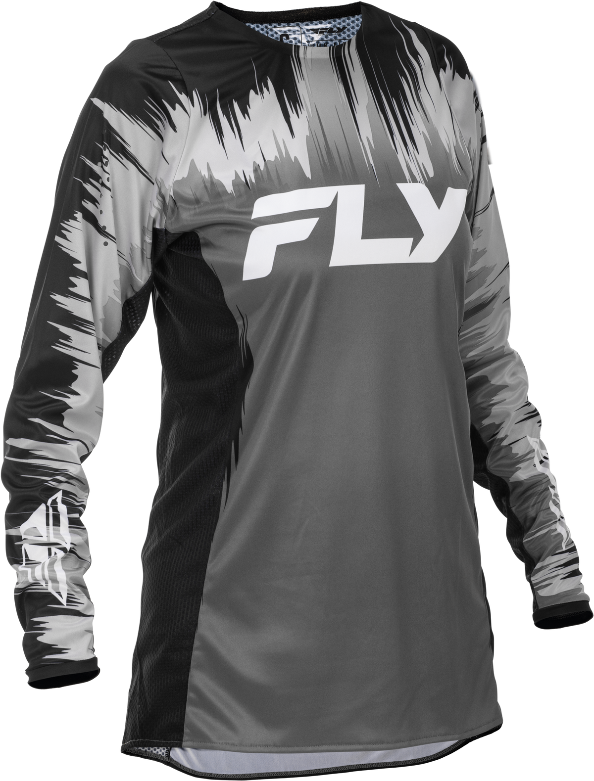 Women'S Lite Jersey Black/Grey/White 2x - 379-6202X - Fly Racing