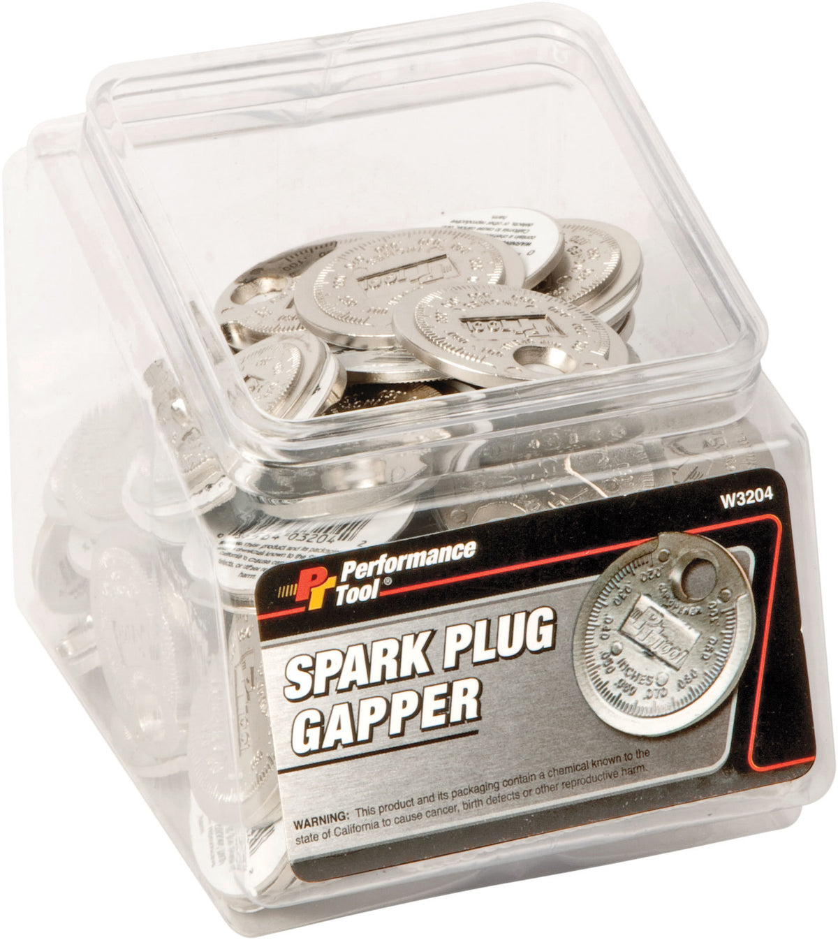 Spark Plug Gap Tool 50/Pk W/Fishbowl Counter Display - 117-1130 - Performance Tool