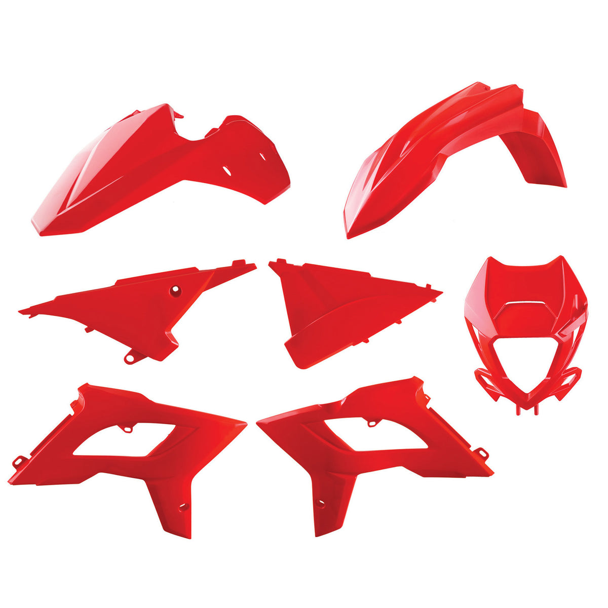 Restyle Kit W/Mask Beta Red - 64-91085 - Polisport Plastics