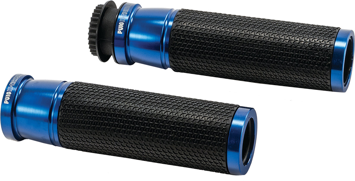 Grips Hi-Tech Accent Blue Pair - 561-06326B - PUIG