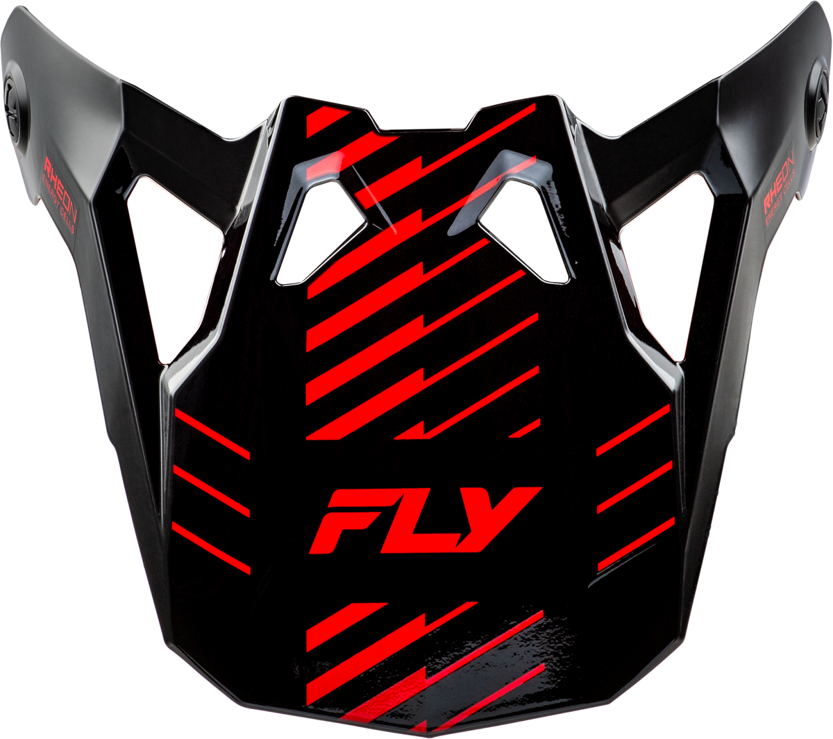 Formula Cp Slice Visor Grey/Red/Black Yl-S - 73-0058 - Fly Racing