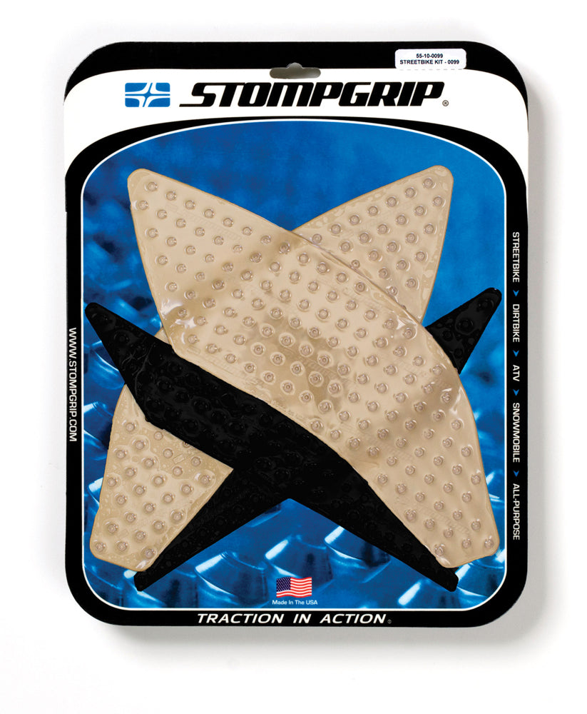 Tank Pad Kit Volcano Clear/Black - 655-1099 - Stompgrip