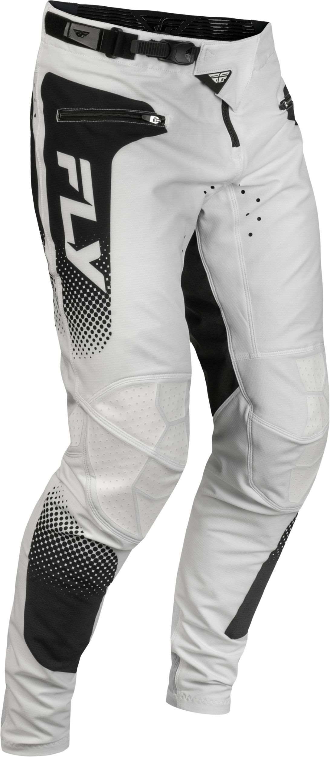 Yth Rayce Sonar Bicycle Pants White/Black Sz 26 - 380-06126 - Fly Racing