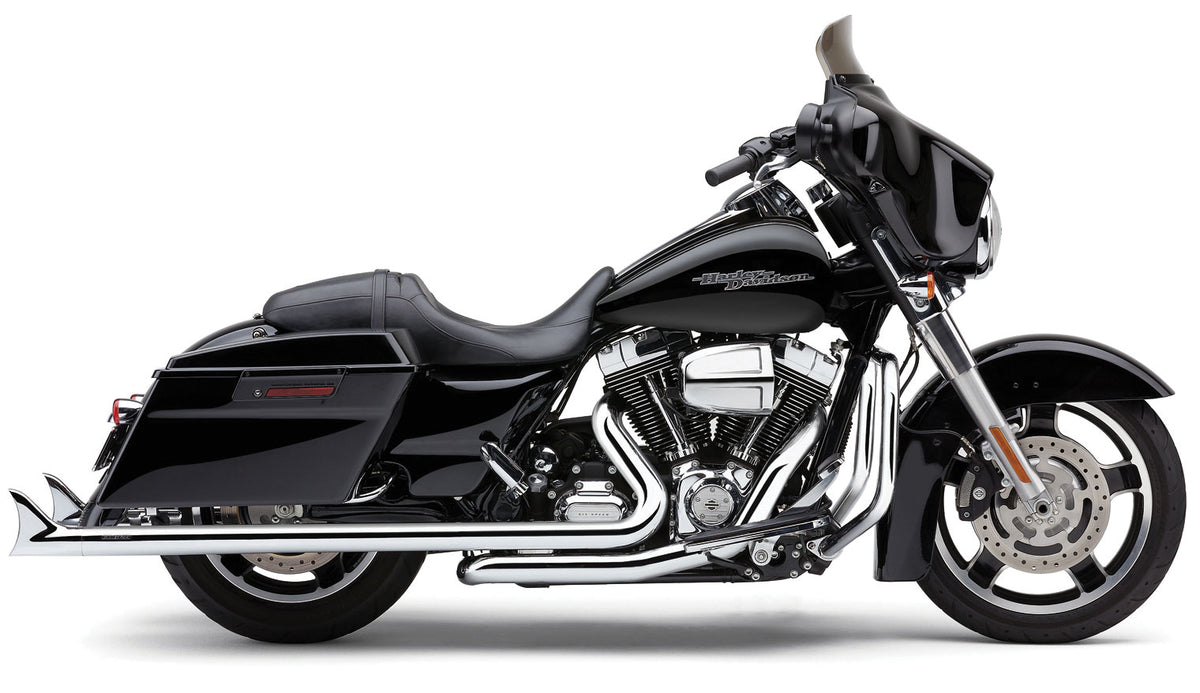 Speedster Duals Fishtail Chrome Flh/Flt 17-24 - 82-96091 - Cobra