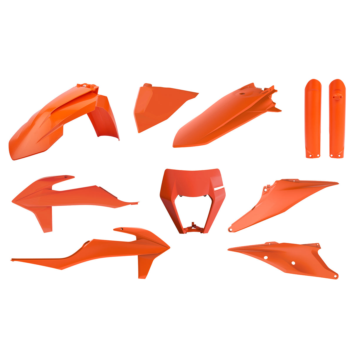 Enduro Kit Orange Ktm - 64-91041 - Polisport Plastics