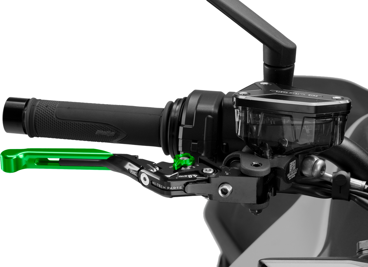 Brake Lever 4.0 Fold/Extend Green - 561-00414GR - PUIG
