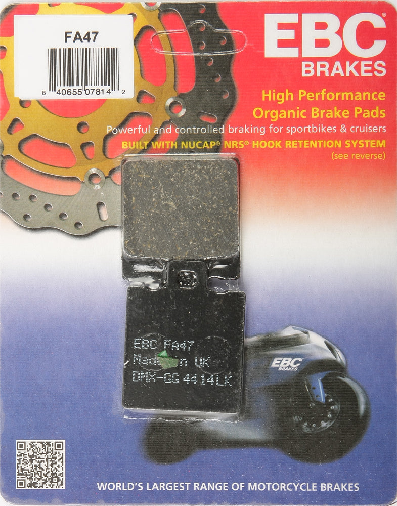 Brake Pads - 15-47 - EBC Motorcycle Brakes