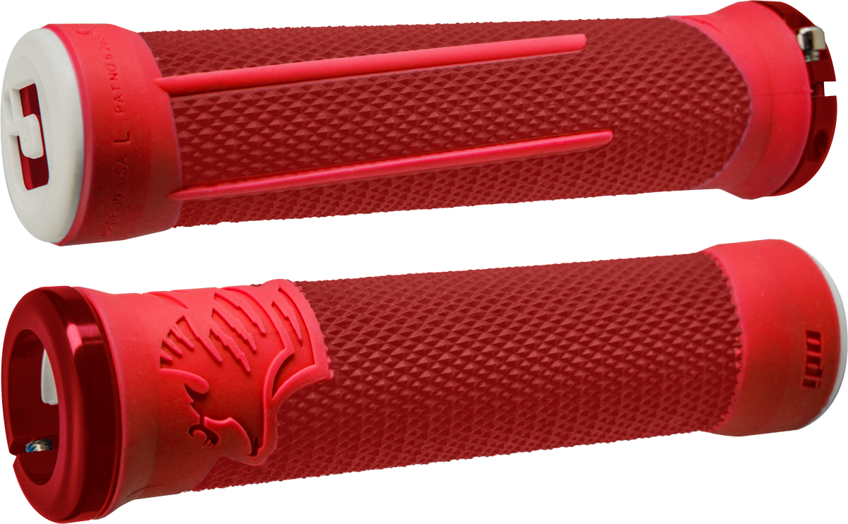 Ag-2 Mtb/Bmx Grips Red/Fire Red W/Red - 206-1353 - ODI Grips