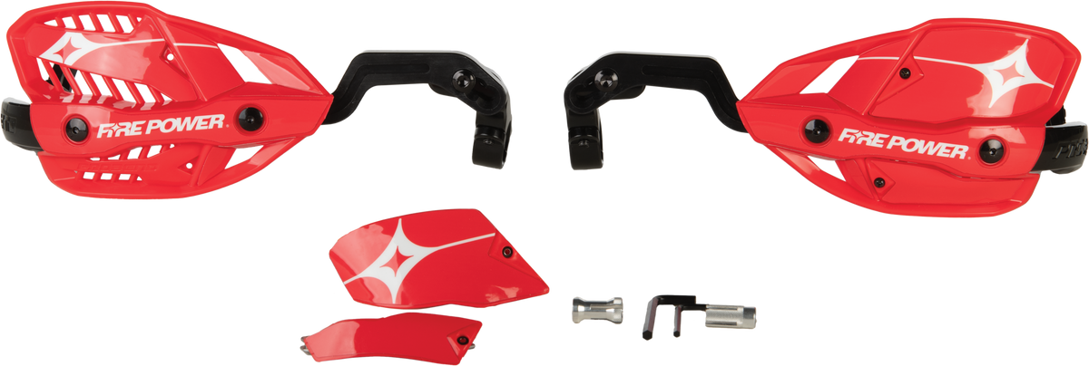 1 1/8" Closed Handguard Red - 18-61286 - Fire Power