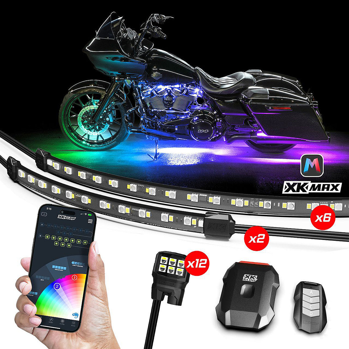 Xkmax Led Underglow Kit 20 Pc - 653-0192 - XK Glow