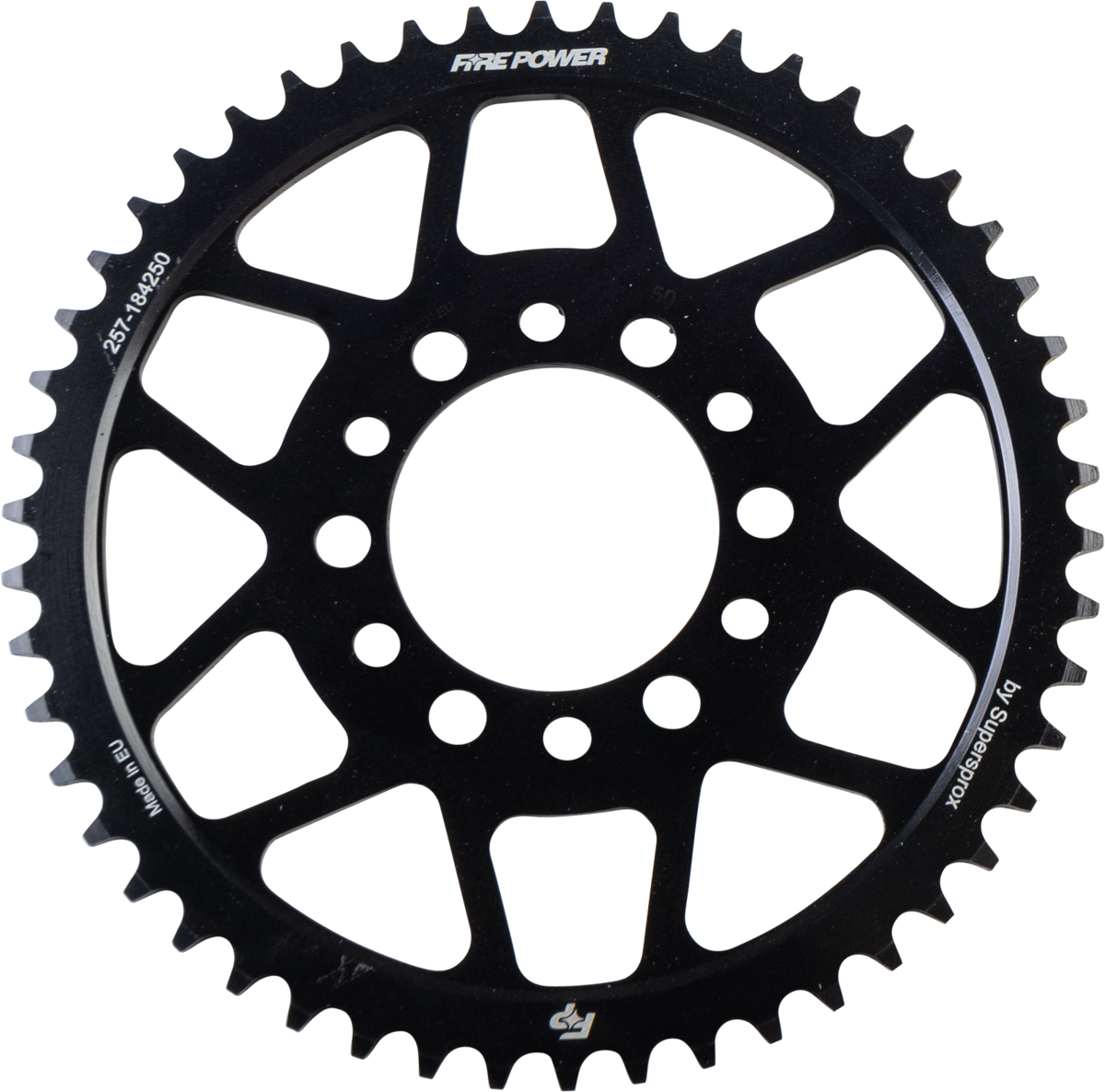 Rear Sprocket Steel 50t Blk - 257-184250 - Fire Power