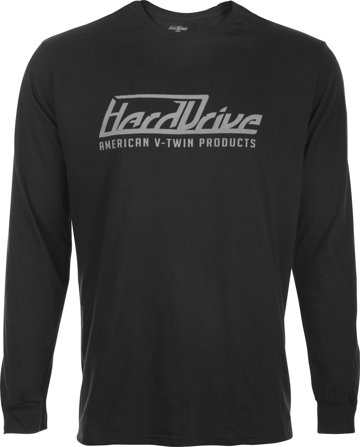 Harddrive Long Sleeve Tee Black/Grey Md - 800-0206M - HardDrive