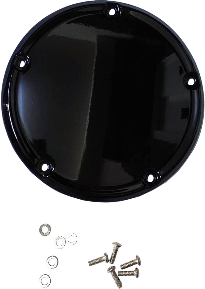 Smooth Derby Cover Gloss Blk M8 Softail Oe#25700971 - 820-51926 - HardDrive