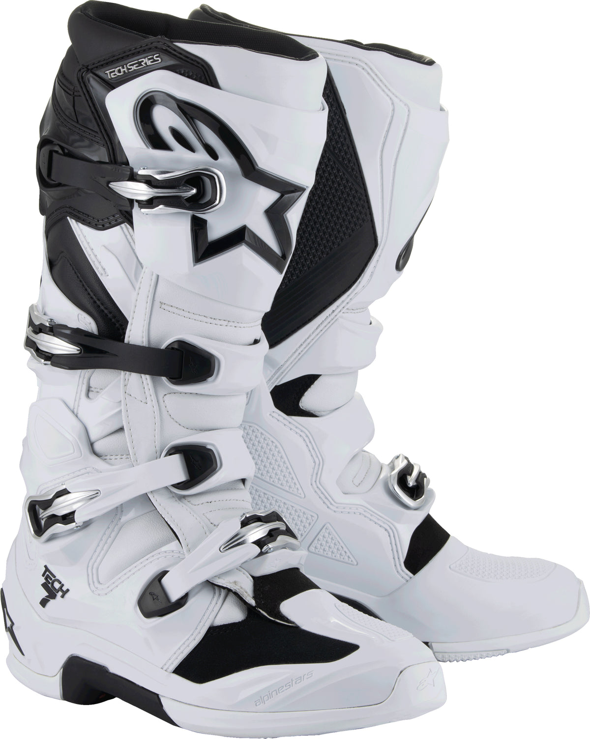 Tech 7 Boots White/Black 13 - 482-0004213 - alpine star