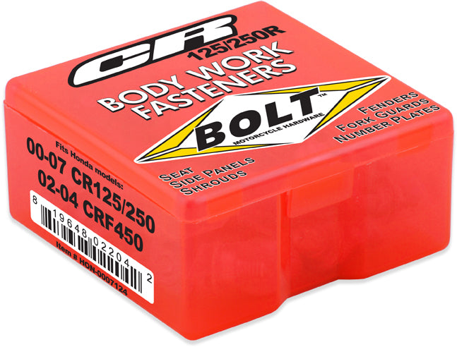 Full Plastic Fastener Kit Hon - 020-00500 - BOLT