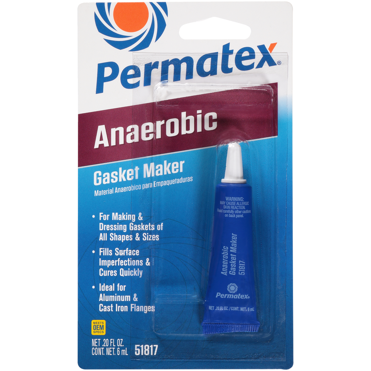Anaerobic Gasket Maker 50ml - 59-9191 - Permatex