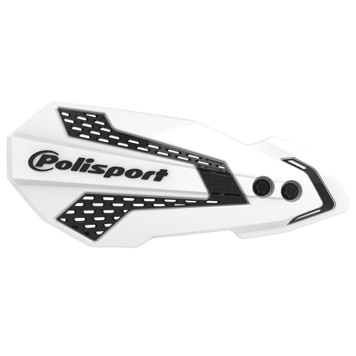 Mx Flow Handguards White/Black - 64-8308207 - Polisport Plastics