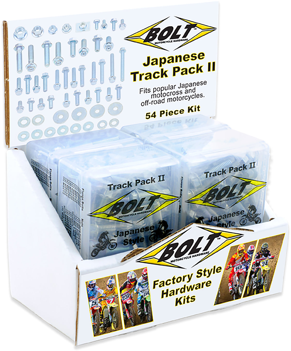 Japanese Style Track Pack Ii 6/Pk Display - 020-00102D - BOLT