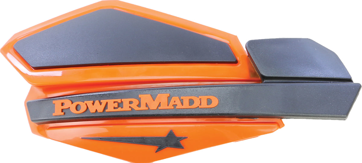 Star Series Handguards (Orange/Black) - 18-95065 - Powermadd