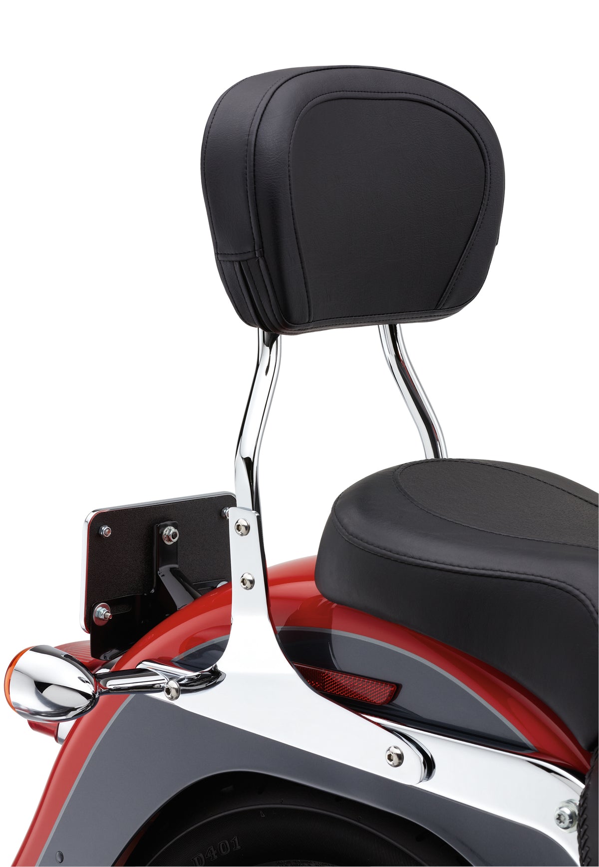 Standard Sissy Bar Round Chrome Flst/C/N/S/Sc 00-17 - 82-96602 - Cobra