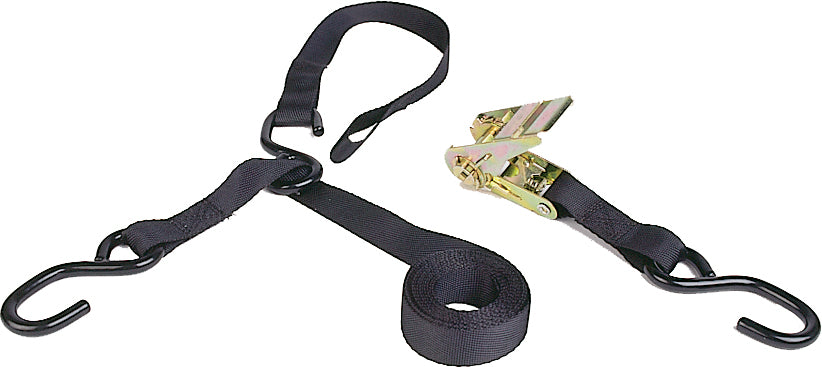 Triple Hook Ratchet Tie-Down 8' W/Soft Hook - 18-5210 - Kwik Tek