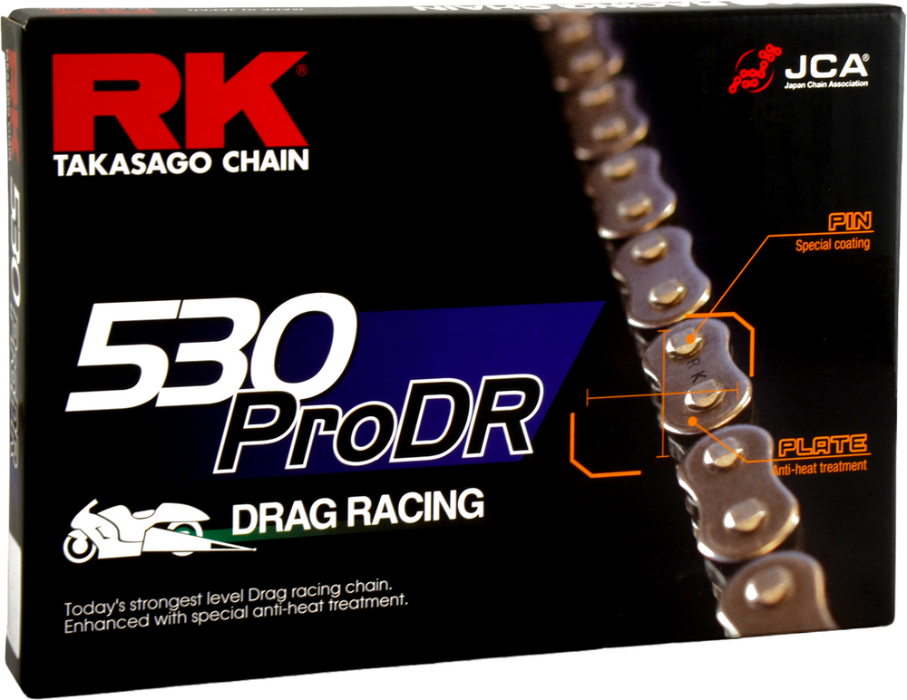 530 Pro Drag Racing Chain 100' Roll - 691-1610 - Excel Wheel components