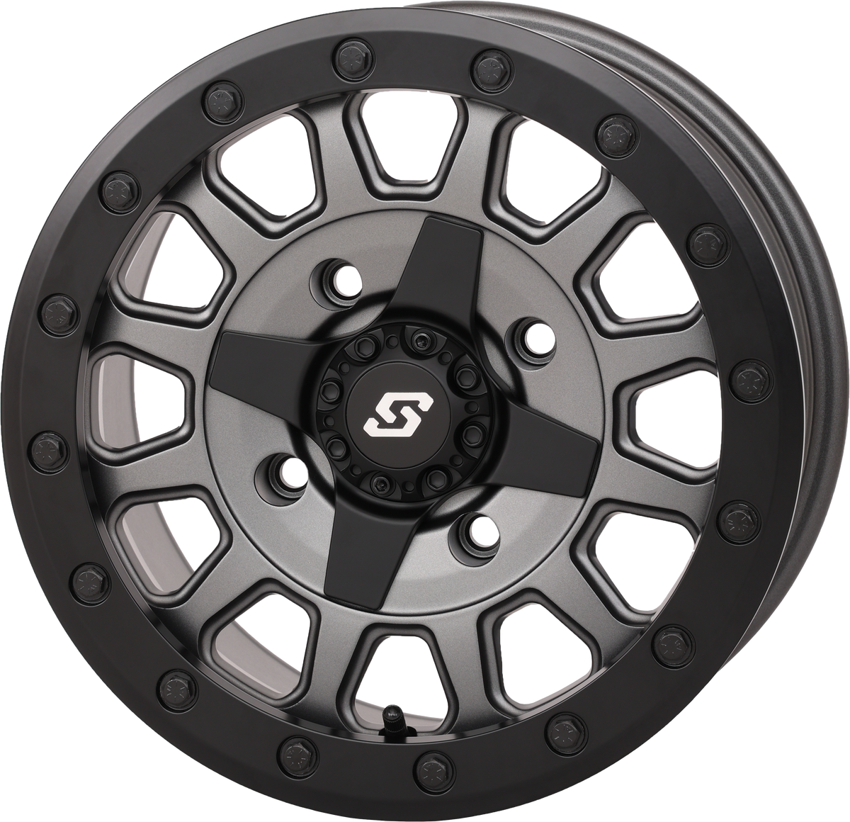 Adapt Dd Wheel 14x7 5+2 4/137 & 4/156 Matte Gnmtl Grey - 570-9121 - Sedona