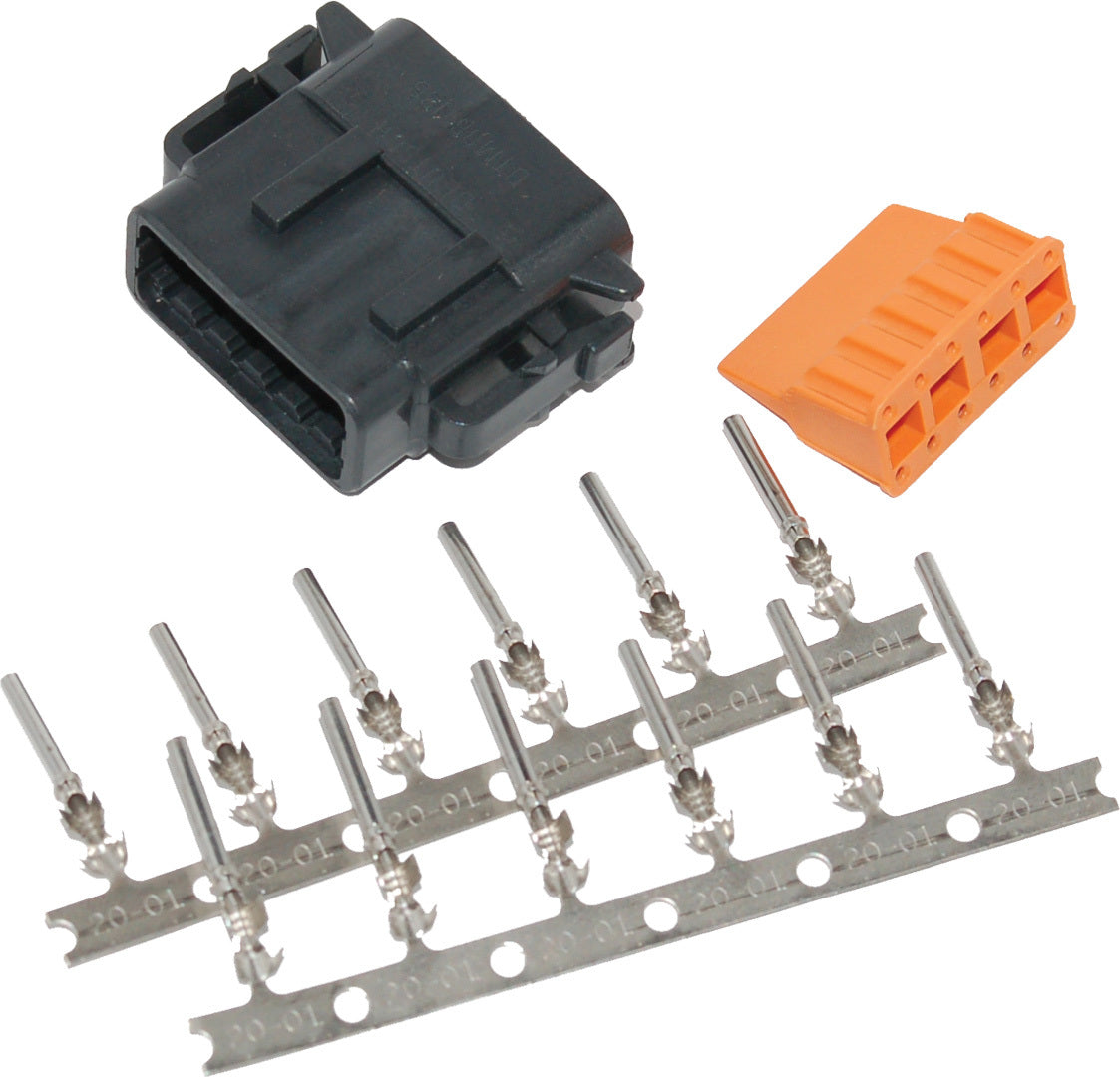 Deutsch Dtm 12-Pin Black Plug W/12 Trmnls/Wdglk Hd74119-98bk - 850-08051 - Namz