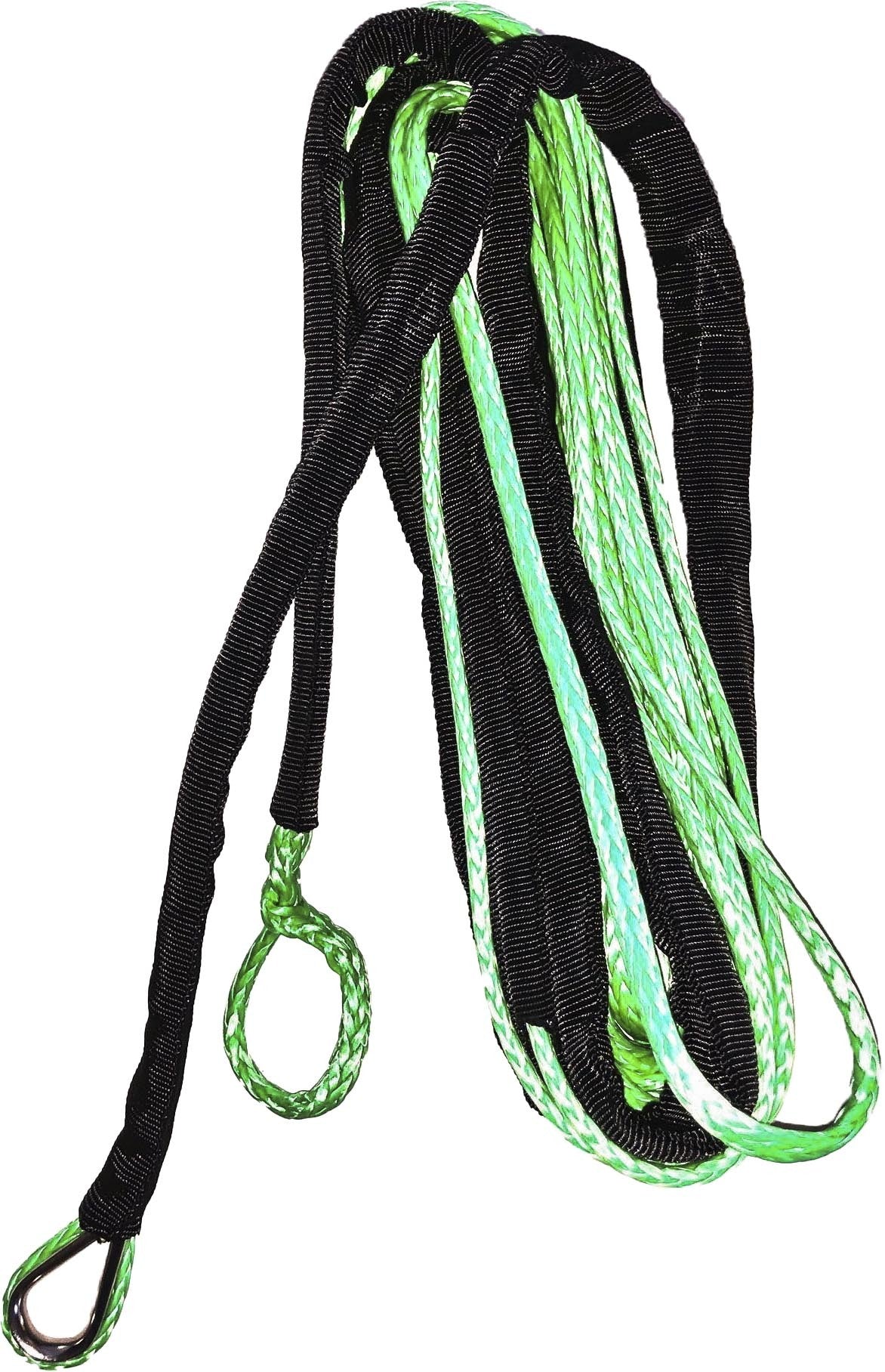 Synthetic Winch Rope 1/4" Diameter X 50 Ft. Green - 57-0679 - Open Trail