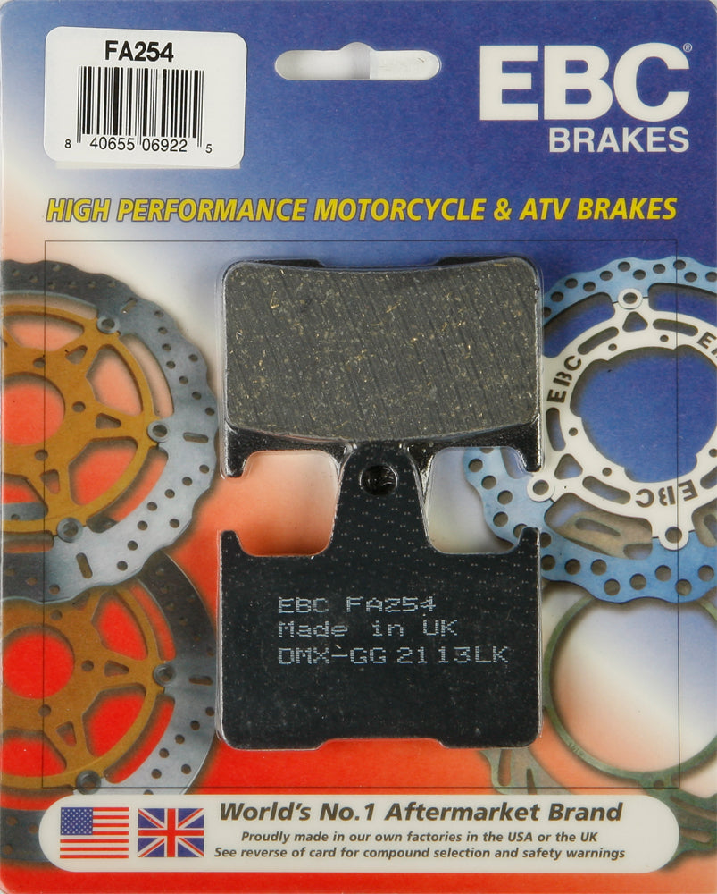 Brake Pads - 15-254 - EBC Motorcycle Brakes