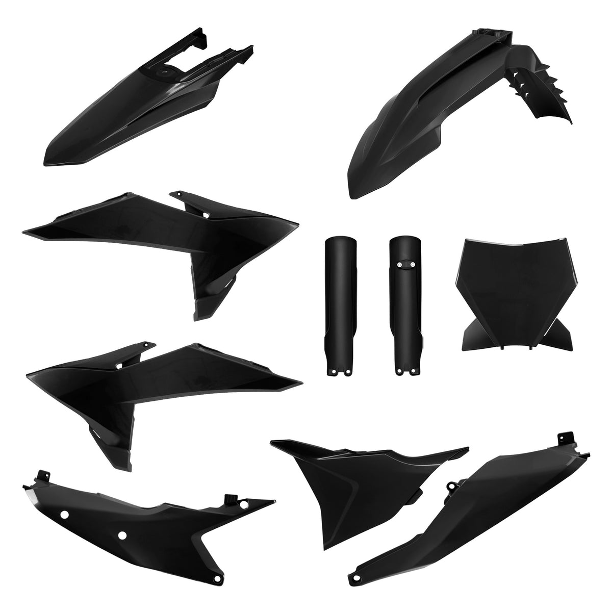 Full Plastic Kit Black - 64-91615 - Polisport Plastics
