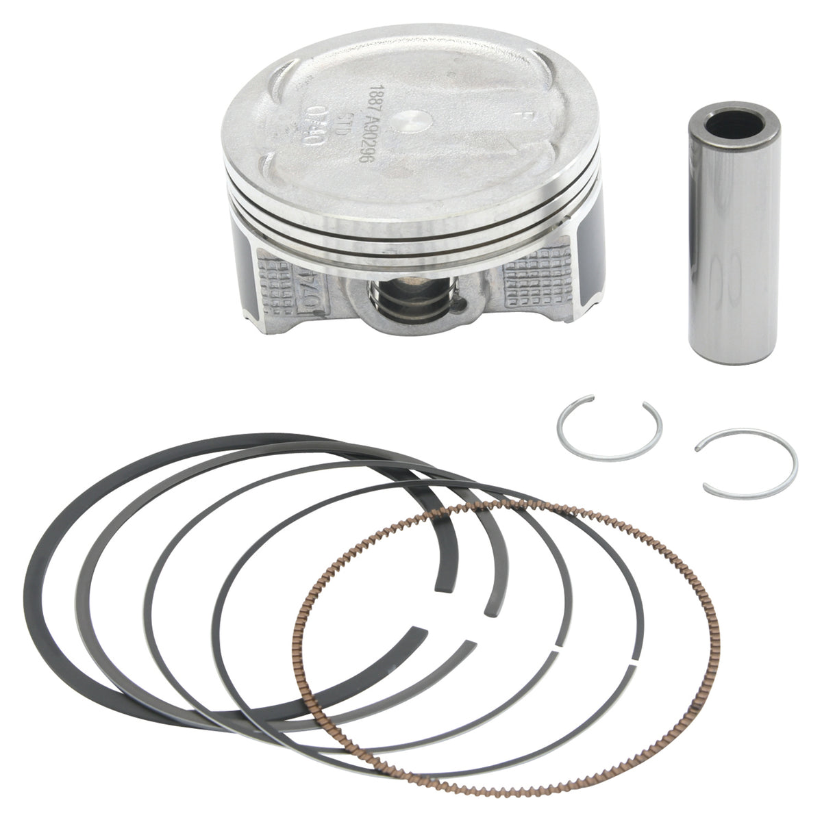 Piston Kit Cast 84.96/Std 10.7:1 Kaw - 175-24487B - Vertex