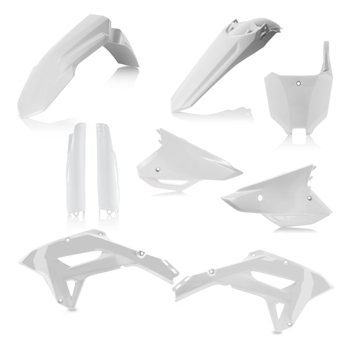 Plastic Kit- Full Hon White - 28618-00002 - Acerbis