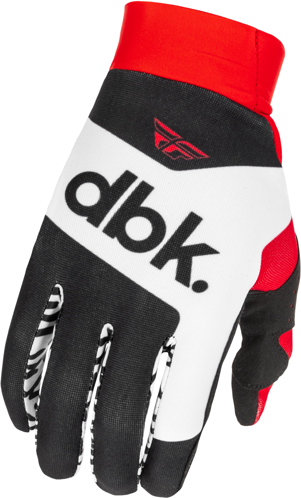 Pro Lite Dbk Gloves Black/White/Red 2x - 379-0482X - Fly Racing