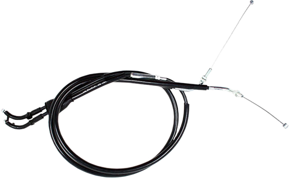 Black Vinyl Throttle Push-Pull Cable Set - 70-4131 - Motion Pro