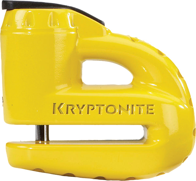 Krypto 5-S Disc Lock W/Reminder Cable Yellow - 57-9772 - Kryptonite Locks