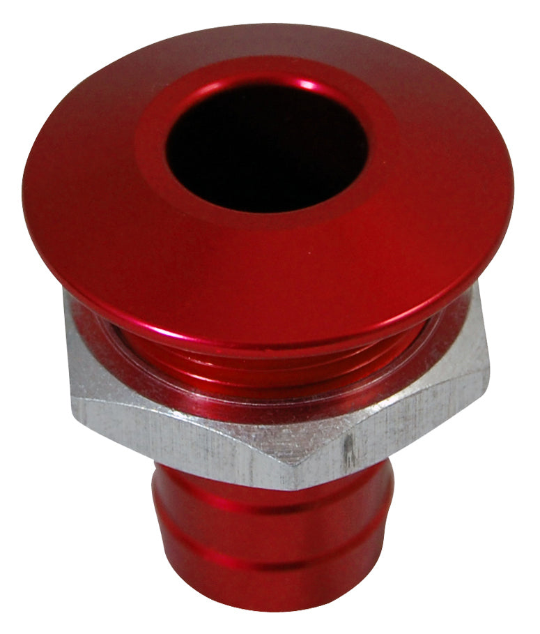 Billet Thru-Hull Water Fitting Bilge Pump Outlet Red - 18-2073R - Blowsion