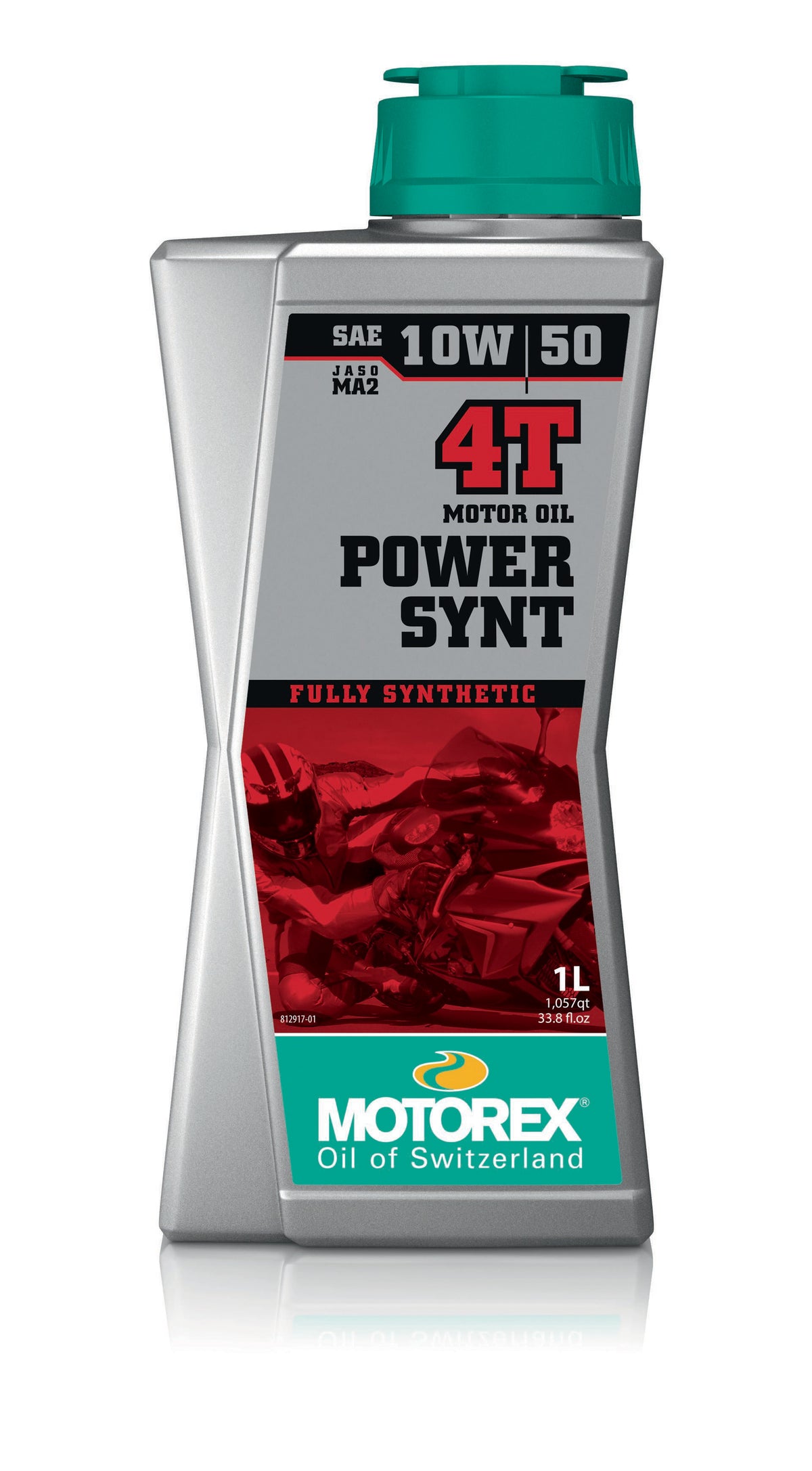 Power Synt Oil 10w50 4t 1l (10/Case  Sold Ea) - 580-1210 - Motorex
