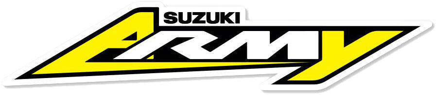 Suzuki Army 4" Decal - 862-40200 - DCOR