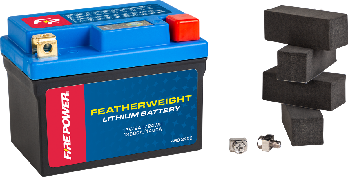 Featherweight Lithium Battery 130 Cca 12v/24wh - 490-2400 - Fire Power